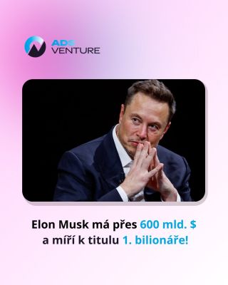 Elon Musk míří k titulu 1. bilionáře💸💸 #adsventure #elonmusk